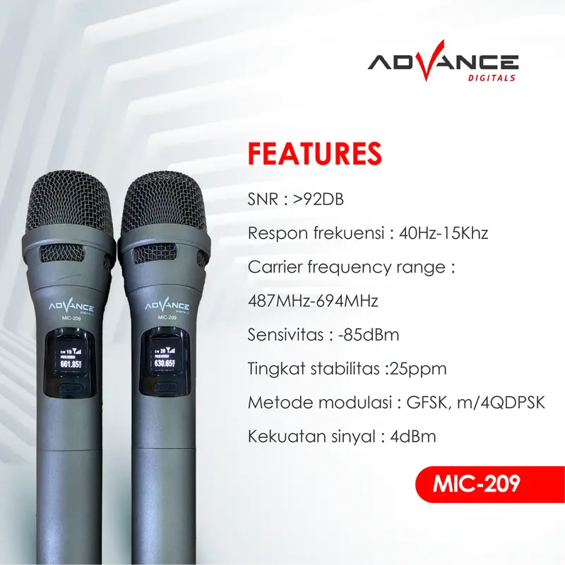 [Exclusive Aji_Mashel] MIC-209 terdapat 2 Mikrophone bisa untuk karoke bareng keluarga - Bergaransi Resmi 3