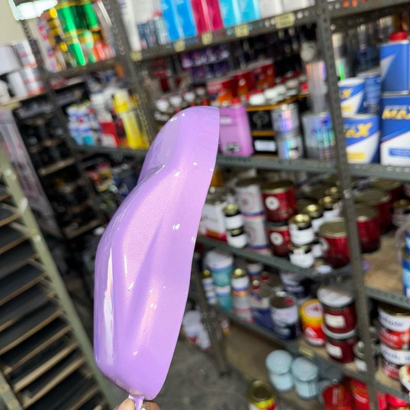 Lilac Goldy Effect PU Custom Colors 6