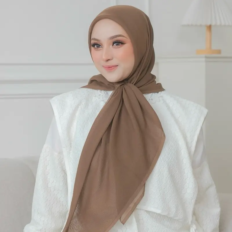 Nathelabel - Plain Paris Japan New Color (Hijab Segiempat Paris Japan)