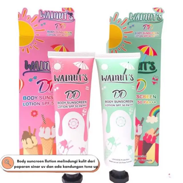 DD WALNUTS DD BODY SUNSCREEN LOTION SPF 50 PA+++ 135gr 0