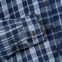 Gambar Kemeja Flannel - College Days Flannel Long Sleeve - Navy White Plaid dari Tenue de Attire Kota Administrasi Jakarta Selatan 5 Tokopedia