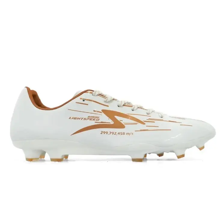 Sepatu Bola Specs Lightspeed Reborn FG Black Pale Gold Free Box - Boots 1