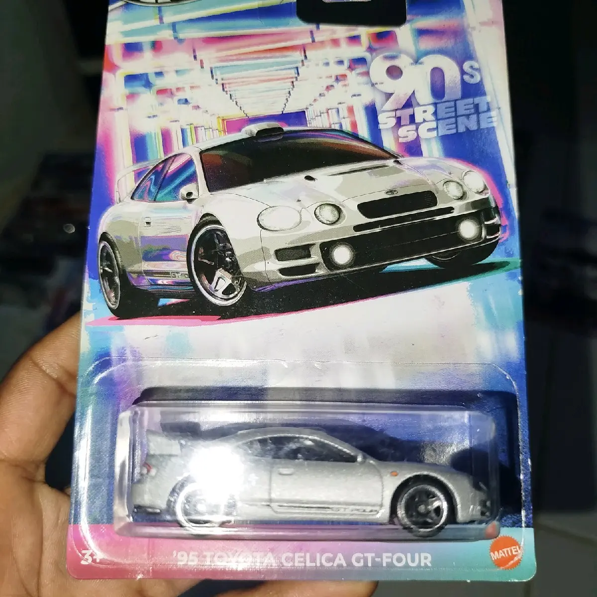 Mainan Hotwheels 90' Street Scene Toyota Celica