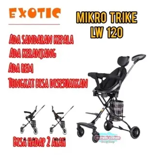 SPACE BABY STROLLER EXOTIC MAGIC STROLLER PASIFIC LW 011 / LW 116 / LW 120 / LW 126 / LW 132 Kualitas Tinggi 1
