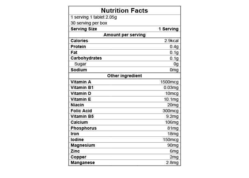 Product Introduction of Angel LaLa Iron Tablets. Helps anemia. Reduce Fatigue. Heme/Folic acid/Boost Immunity 55