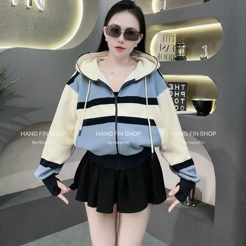 Áo Khoác Sọc PC Dày Cao Cấp by Hằng Fin Shop