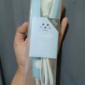 Catokan Mini Pelurus Rambut Mini FJ-10 Box Meluruskan Mesin Wanita Biru Compact Ungu