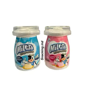 Milkita Milky Puding Milk / Stroberi Yogurt 85 g