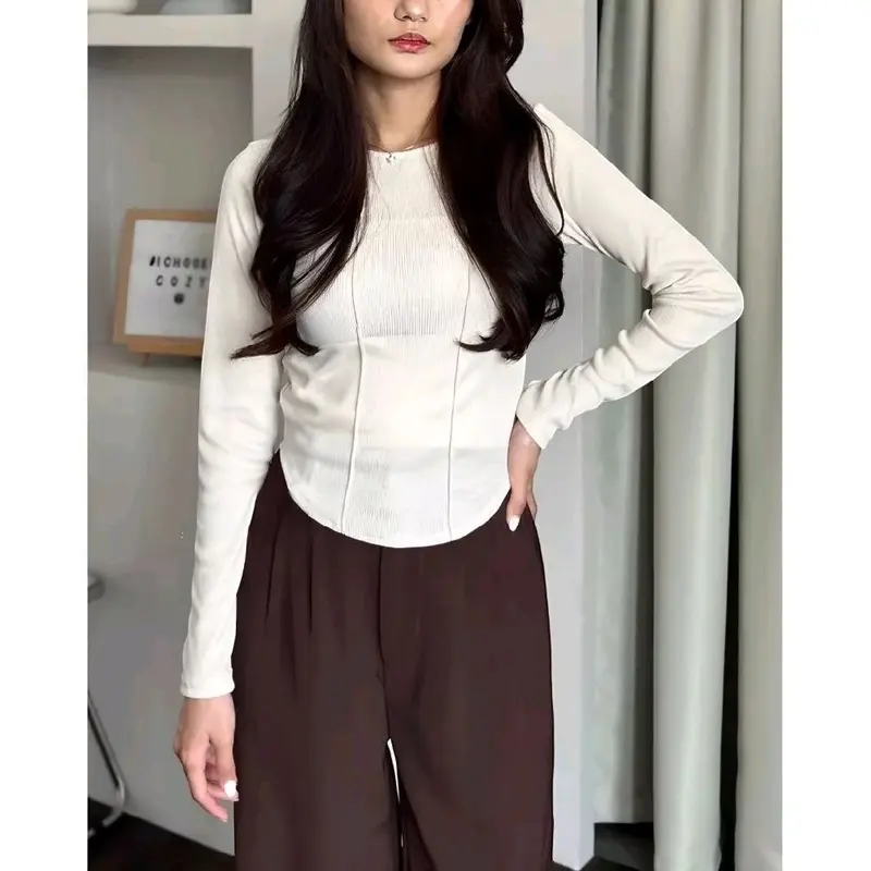 Atasan Wanita Top Blouse Rib Knit Basic Zoey Terbaru 4