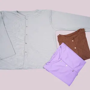 Ladies'za Cardigan knit -Cardigan anak sekolah best seller Kancing