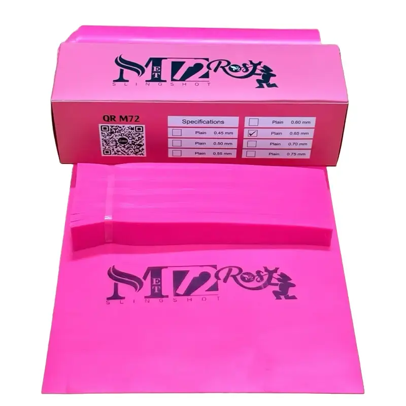 1M Dây Đàn Hồi Rosy Hồng Chính Hãng 0.65 Tập Yoga (cắt sẵn khổ mặc định tới má)