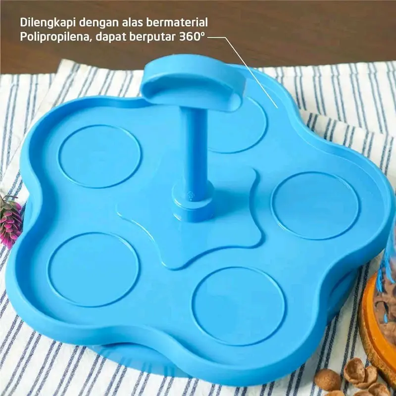 toples tempat kue kering lebaran murah Nobanana Spin Canister Set Toples kedap udara Technoplas Multifungsi Plastik 2