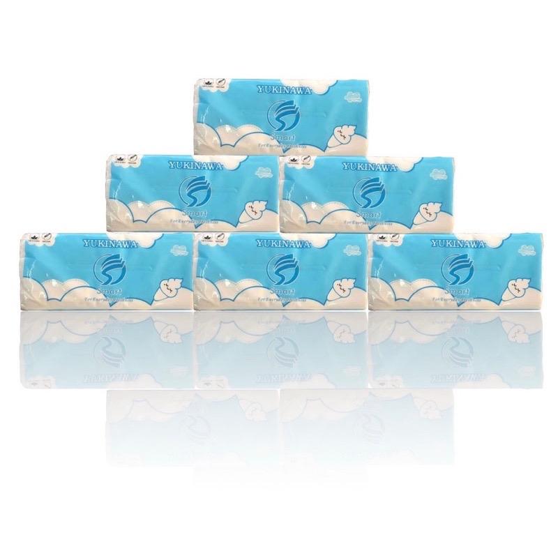 6pc Tisue yukinawa 200 lembar lembut Facial Tissue 200 Sheets / Softness Facial Tissue 2ply tisu wajah tisue muka makanan serbaguna 3