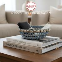 Gambar Piring bulat Anyaman Rotan Handmade Bali Dekorasi Meja Piring Rotan Natural Boho Rustic Pajangan Rumah Kerajinan Tangan Bali Rattan Plate Multifungsi Tempat Buah Snack Organizer Meja Dekorasi Cafe Villa Ruang Tamu - SMALL dari Leolle Bali Kota Denpasar 1 Tokopedia
