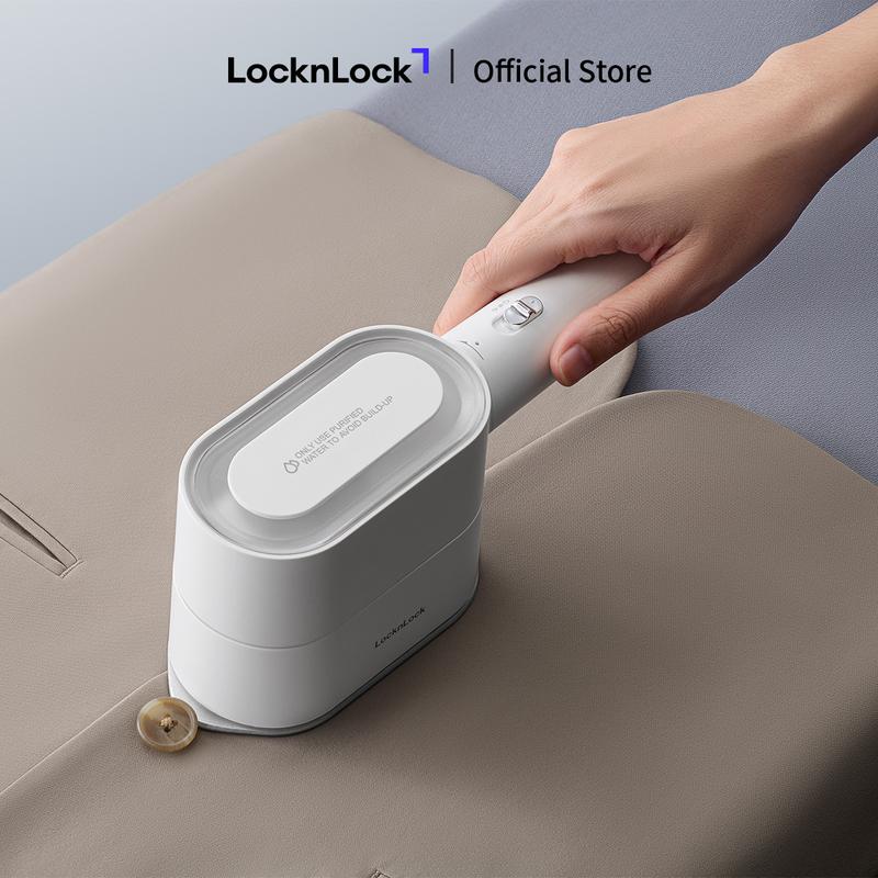 Bàn ủi hơi nước LocknLock Rotating steam iron ENI282WHT - Công suất - 1000-1200W - Dung tích mình chứa 80ml - Màu trắng