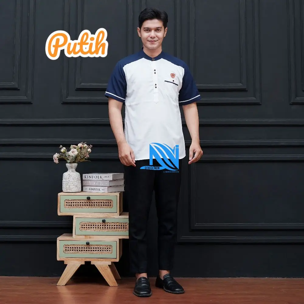 BAJU KOKO KURTA DE' ZIVA LENGAN PENDEK TERBARU