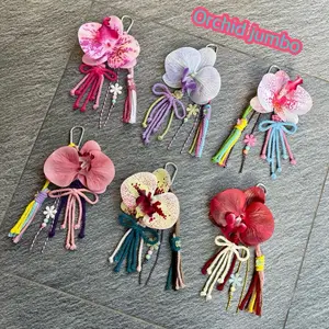 ORCHID BAG CHARM BY THALIABAG GANTUNGAN TAS KEYCHAIN