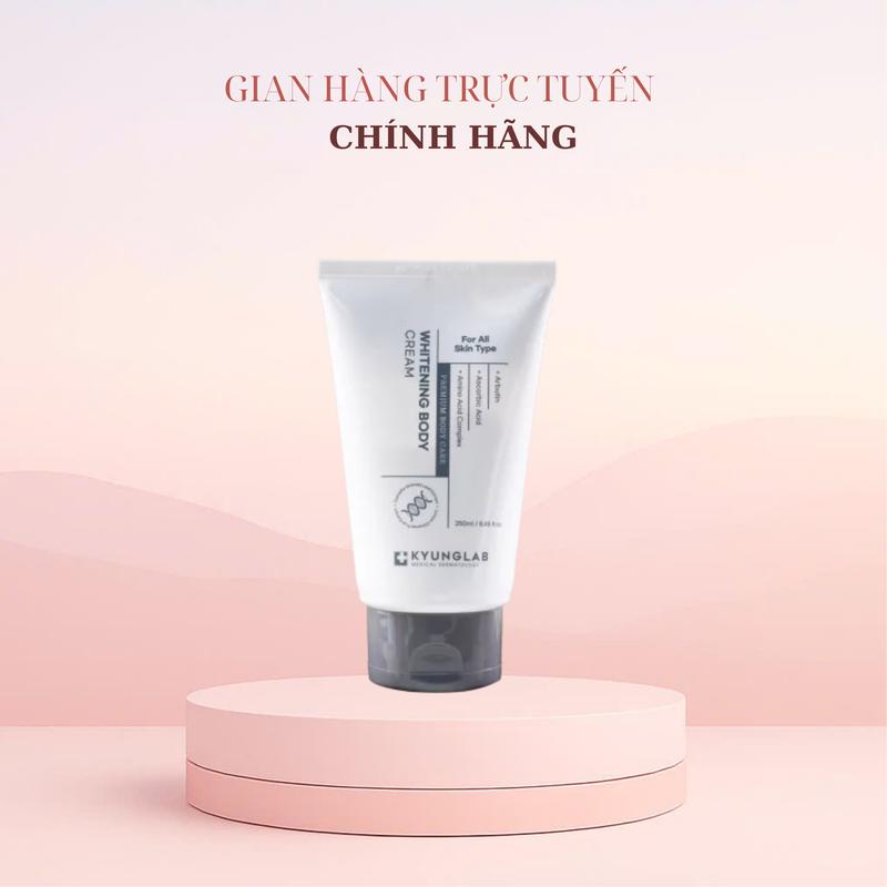  Kem dưỡng body hỗ trợ cấp ẩm nâng tone Kyunglab Whitening Body Cream 250ml 