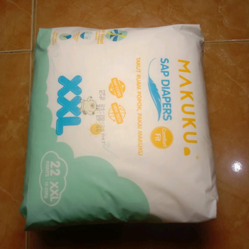 Promo Murah Pempers Pekanbaru Riau Makuku Comfort fit 1 Ball Popok Bayi 6