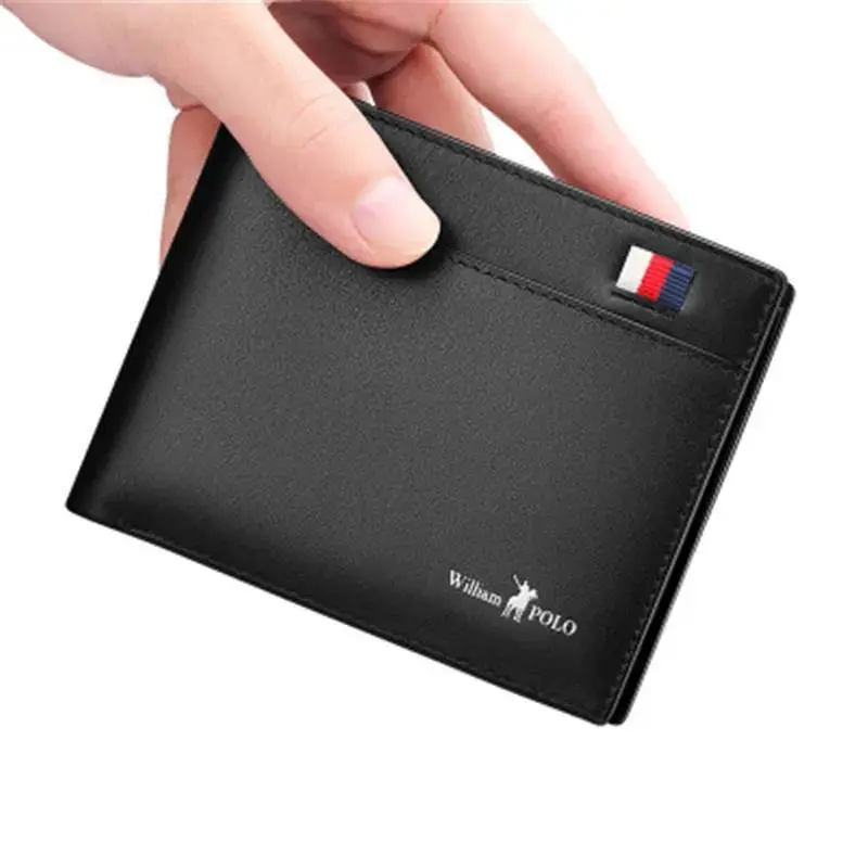 Dompet Pria Kulit Lipat Original Premium William Polo - Dompet Pria Mewah - Dompet Pria Distro Keren - Dompet Kartu Pria