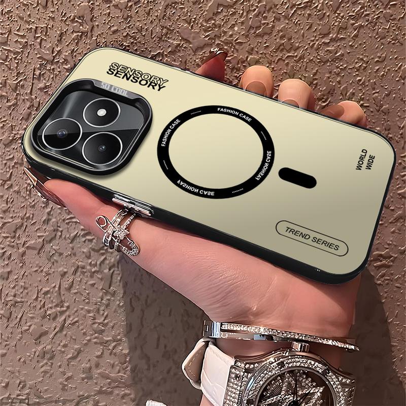 Softcase Hybrid Premium Matte Case Circle For REALM*E C51,C51S,C53,C63,C61,C55,NOTE 50, NOTE 60 Case Aesthetics 3