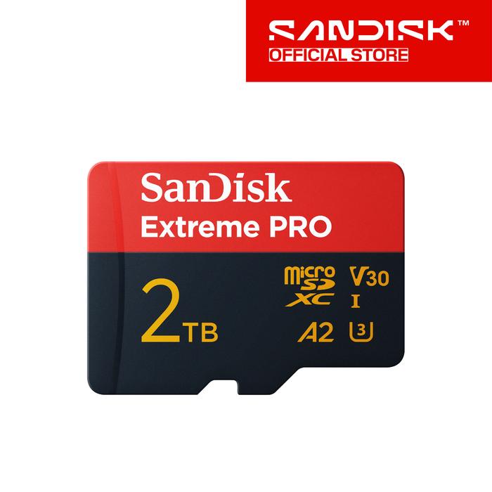 Gambar SANDISK Extreme Pro microSDXC 2TB A2 U3 V30 4K UHD - With Adapter dari Sandisk Indonesia Kota Administrasi Jakarta Pusat Tokopedia