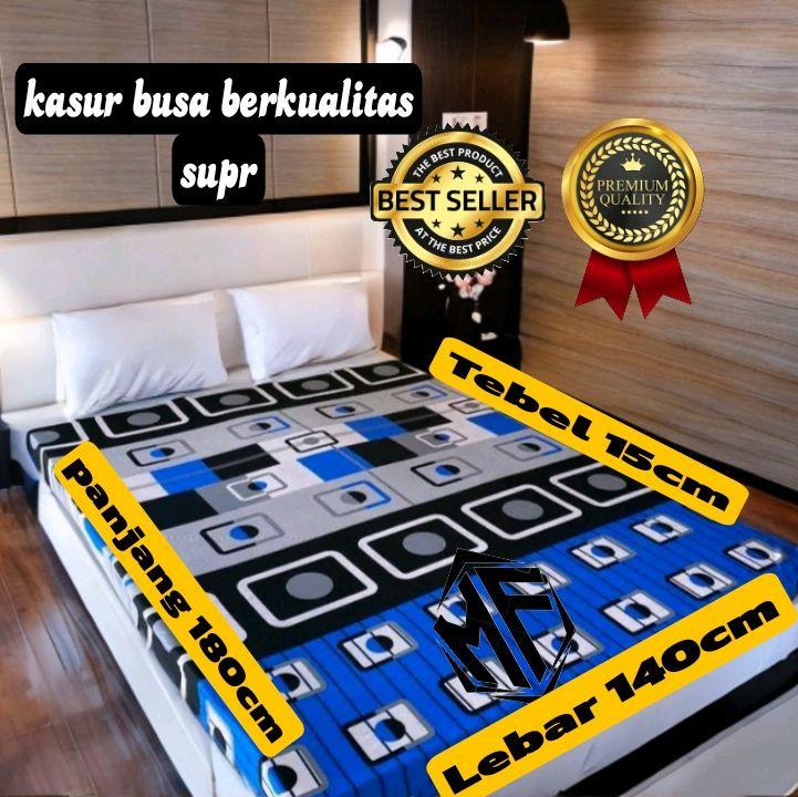 Kasur Busa Super untuk Tiga Orang Dewasa uk P180x Lx140xT15cm - Furniture 2
