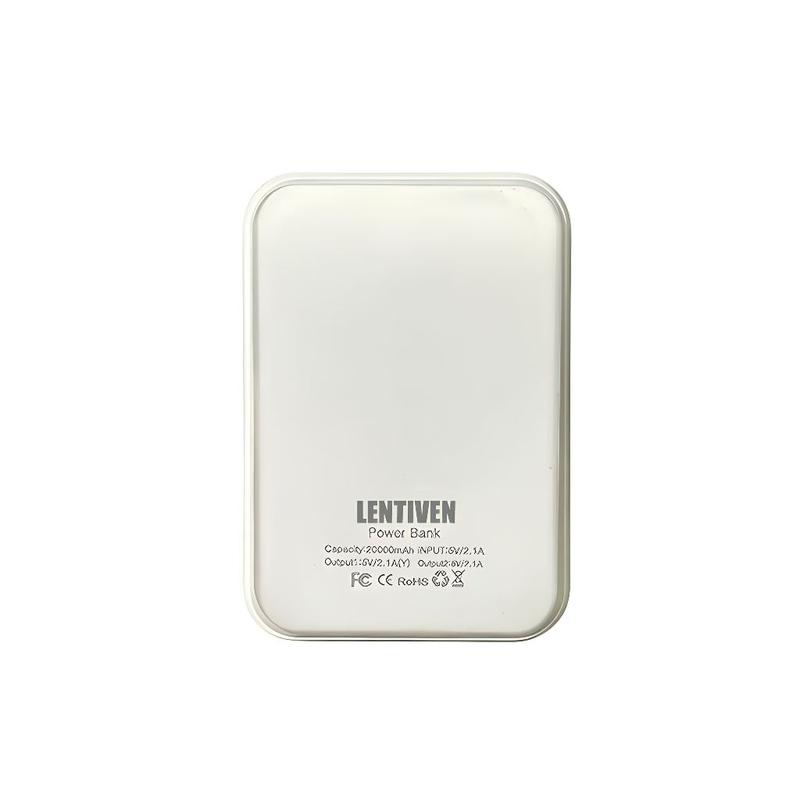 WANKEI LENTIVEN Powerbank 20000 mAh Cute Mini Kartun Screen Digital Display 8