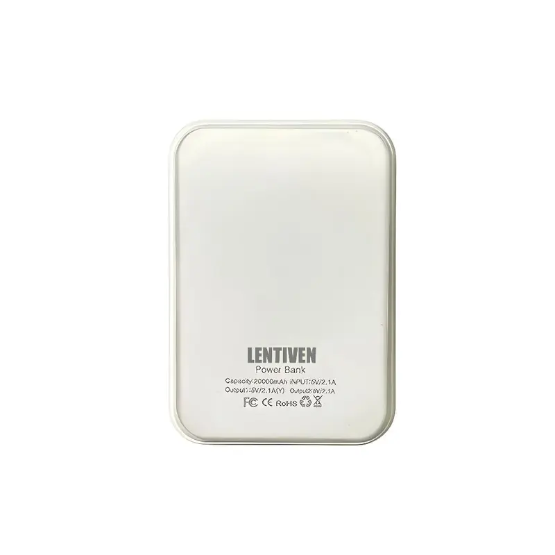 WANKEI LENTIVEN Powerbank 20000 mAh Cute Mini Kartun Screen Digital Display 7
