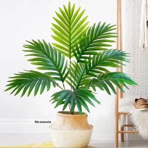 68-85-125cm(49.2in ) Palmera Artificial Grande Areca Palm Tronco de Palmera Plástico Planta Tropical para Decoración de Jardín en Casa