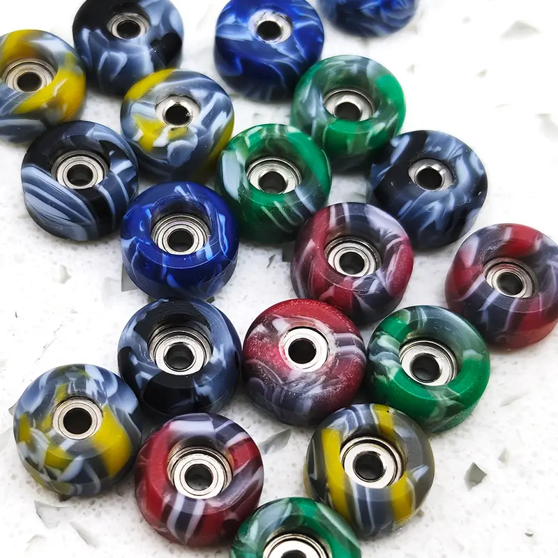Fingerboard wheel belt bearing mixed color professional finger skateboard wheels