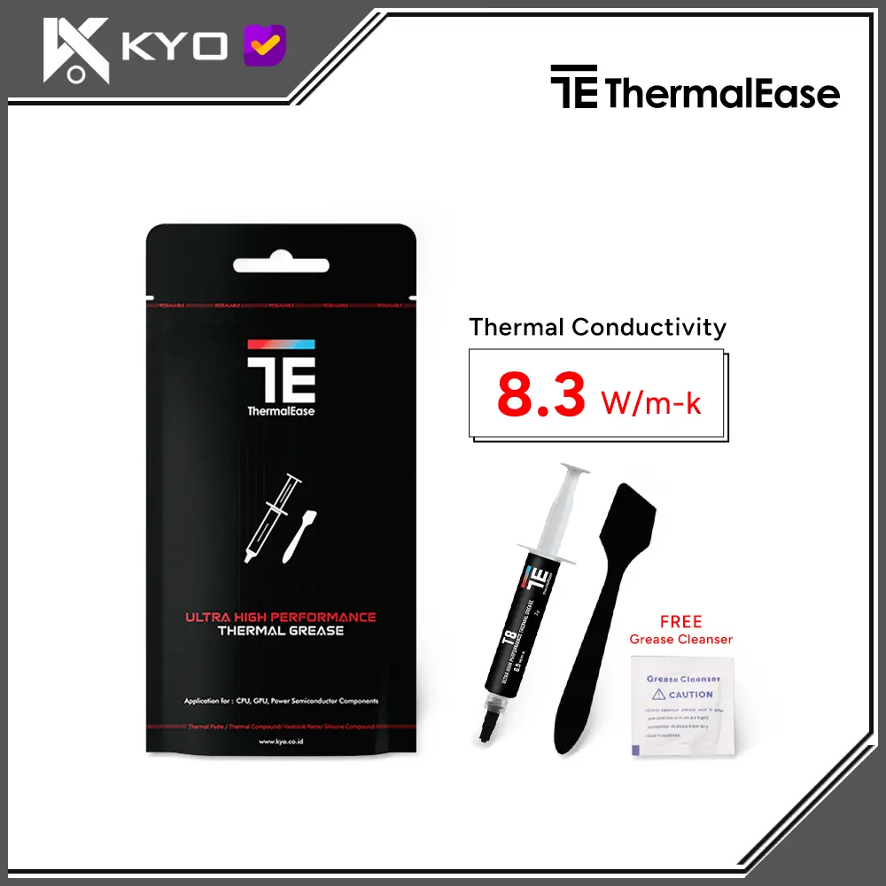 ThermalEase T8 8.3 W/m-K 2gr ULTRA HIGH PERFORMANCE THERMAL PASTE
