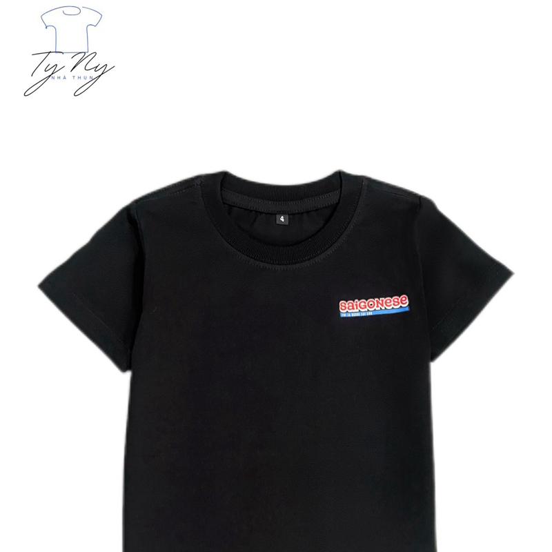 Áo thun trẻ em Saigonese hottrend, hàng loại 1, 100% cotton đẹp đứng form, định lượng vải 230g 4