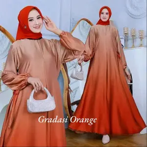 GAMIS DRESS ARMANY SILKY PREMIUM HALUS