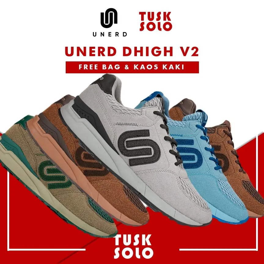 Sepatu Unerd Dhigh V2 Sepatu Sneakers Casual Sport Sepatu Sneakers Olahraga Pria Unerd Original