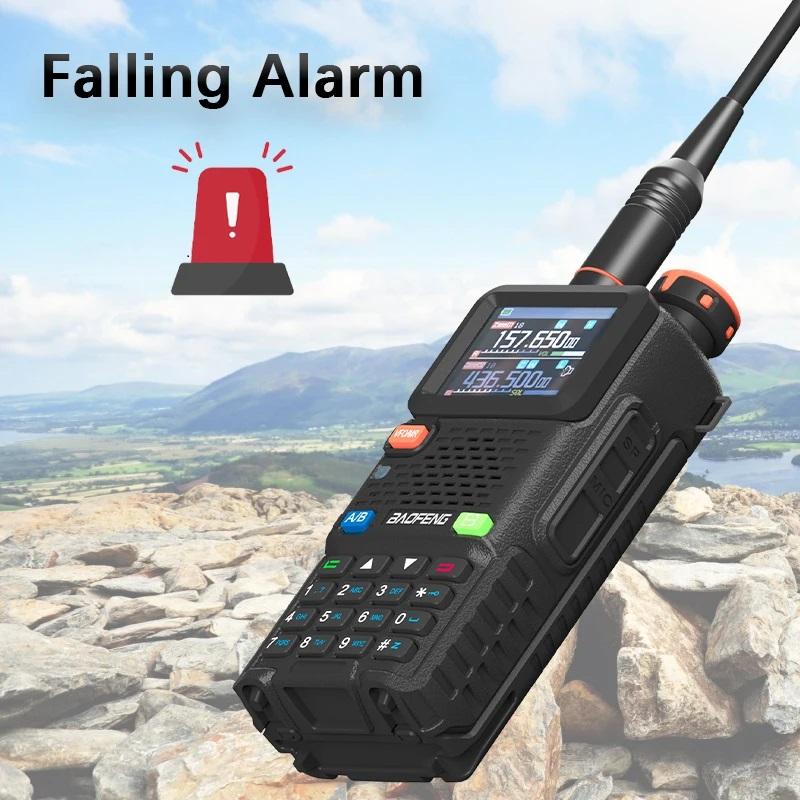 Product Introduction of Baofeng UV-5RH PRO Walkie Talkie GPS 10W High Power Multi Band AM UHF/VHF Radio One Key Copy Frequency 640CH FM Radio Type-C Fast Charging Two Way Radio Long Range 22