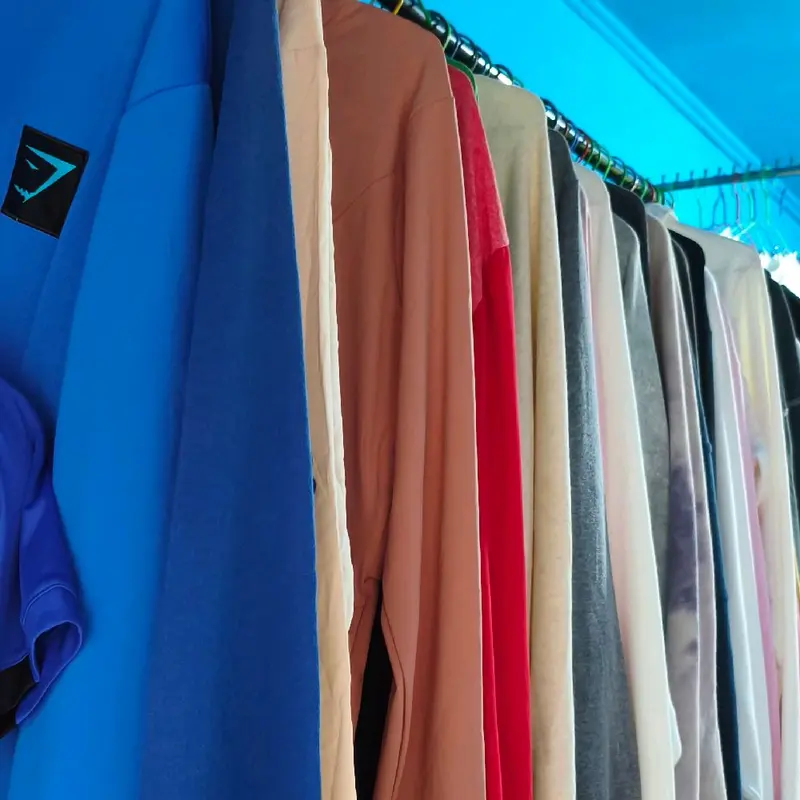 Atasan pria santai musim dingin Panjang polos Hoodie Sweater 2