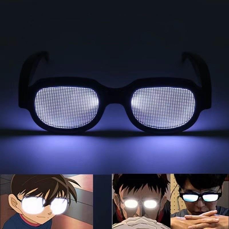 Product Introduction of แว่นกันแดด Led โคนันสำหรับผู้ชายและผู้หญิง แว่นตาเรืองแสงตลกและเย็น พร็อพภาพถ่ายคอสเพลย์ ของขวัญเพื่อน 63
