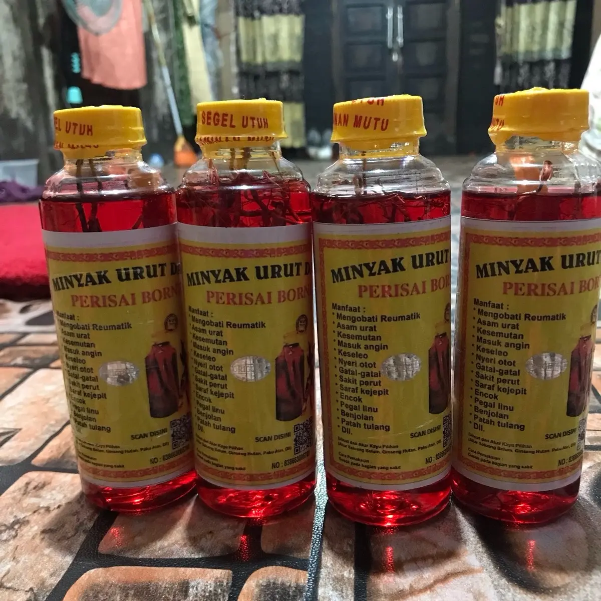 Minyak urut dayak 5 btol prisai borneo khas kalimantan