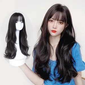 AEGYOSHOPPE - R266 full wig korea 70 cm - Rambut Palsu Wig Wanita Korea Style Aesthetic Premium Fiber COD