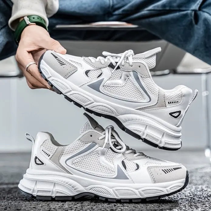 FED Sepatu Running Nakahara White Putih Kasual Pria Wanita Cowok Shoes Sneakers Terbaru Kekinian Casual 4