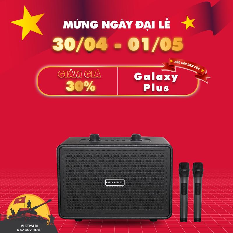 [E&P Speaker] Loa Bluetooth Karaoke GALAXYPLUS, Kèm 2 Micro Cao Cấp Chống Hú, Hát Karaoke Cực Hay, Chính Hãng BH 12 Tháng Nghe Nhạc