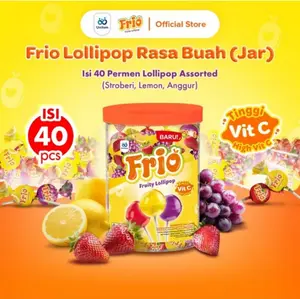 Permen Lolipop Frio Rasa Buah isi 40