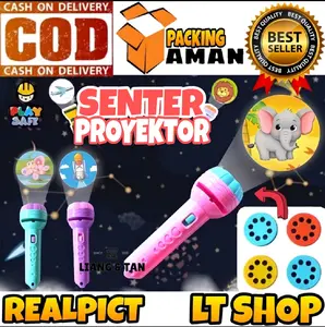 ( BISA COD ) PROMO 4 SLIDE 32 GAMBAR Mainan Anak Senter Proyektor Flashlight SNI / Mainan Projector Gambar / Mainan Edukasi Anak / Mainan Anak Laki Laki / Mainan Anak Perempuan