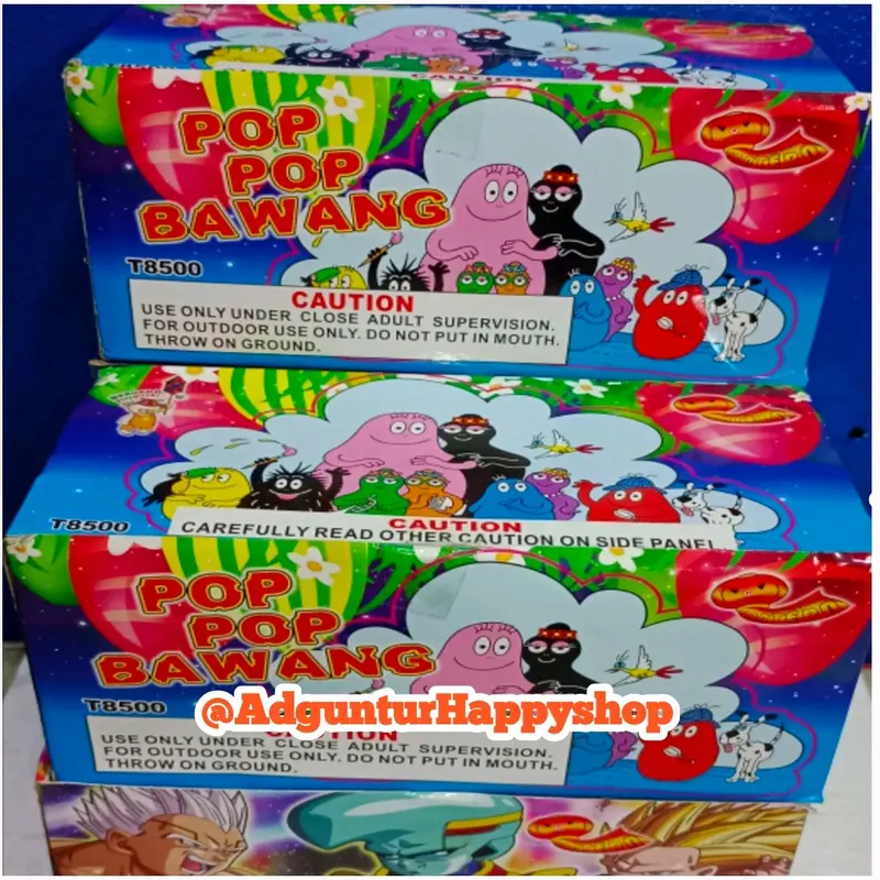 pop pop bawang banting,mainan anak anak 1 pack isi 50 kotak kecil Toys Dewasa 1