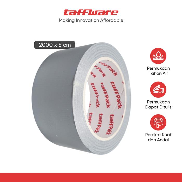 Gambar TaffPACK Lakban Kain Karpet Multifungsi Adhesive Cloth Tape Writable - 23OU - 20M 40mm dari Taffware Official Store Kota Administrasi Jakarta Barat Tokopedia