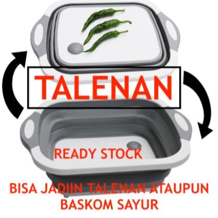 Talenan Lipat Dua Fungsi Nampan Talenan Plastik Telenan Multifungsi 0