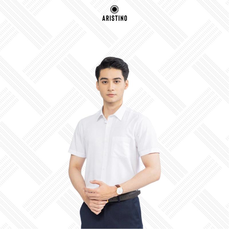  ARISTINO Áo sơ mi nam Áo thiết kế tà bằng có túi ngực phom dáng perfect fit ASSR22 