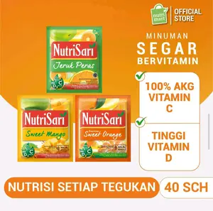 Nutrisari 20 Sachet ( TIDAK BISA MIX RASA ) - Minuman Sari Buah Asli dengan AKG Vitamin C