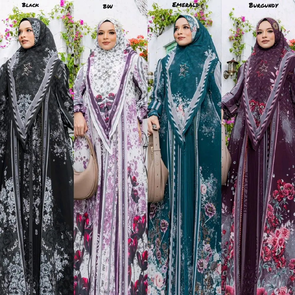 Gamis Alesya series Alya syari  Muslim Printing